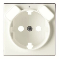Накладка для розетки с 2хUSB ЗУ, белая ABB 2CLA858830A1101