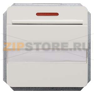 DELTA PROFIL ТИТАНОВО-БЕЛЫЙ ПЕРЕКЛЮЧАТЕЛЬ ДЛЯ ОТЕЛЬНЫХ КАРТ 1CO С ПОДСВЕТКОЙ Siemens 5TG4811 