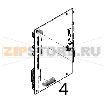 PCB CPU X4.2 CAB EOS5 PCB CPU X4.2 CAB EOS5Запчасть на деталировке под номером: 4