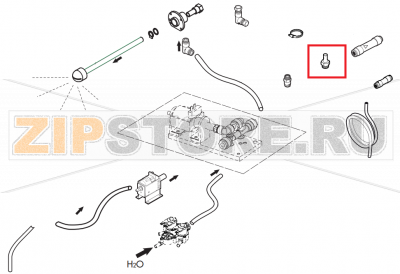 Terminal pipe fitting (with tang) Lainox NAEB101R        Terminal pipe fitting (with tang) Lainox NAEB101RЗапчасть на сборочном чертеже под номером: 18Название запчасти на английском&nbsp;языке:&nbsp;Terminal pipe fitting (with tang) Lainox NAEB101R