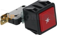 КНОПКА ЗАЖИГАНИЯ КРАСНАЯ 12А 250В