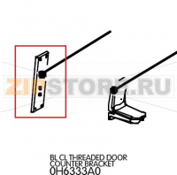 Bl Cl threaded door counter bracket Unox XB 893