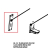 Bl Cl threaded door counter bracket Unox XB 893
