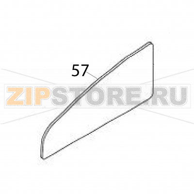 Front panel (silk) Sato TG312 Front panel (silk) Sato TG312Запчасть на деталировке под номером: 57Название запчасти на английском языке: Front panel (silk) Sato TG312.