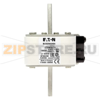 Предохранитель, 1800 A, AC 600 В, 200 кА, size 3, 76x92x135 мм, aR, IEC UL Eaton FUSE 1800A 60