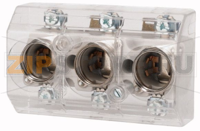 Держатель плавких вставок 3П, 25А Eaton S27/C 