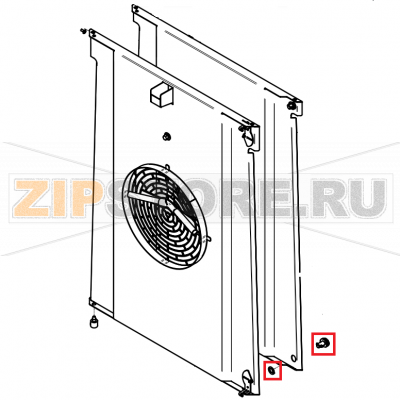 Replacement quick fastener for suction panel CONVOTHERM OES 10.10    Replacement quick fastener for suction panel CONVOTHERM OES 10.10Запчасть на сборочном чертеже под номером: 233Название запчасти на английском&nbsp;языке: Replacement quick fastener for suction panel CONVOTHERM OES 10.10