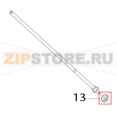 Shaft holder F4-59 Toshiba TEC B-852-TS12-QQ Shaft holder F4-59 Toshiba TEC B-852-TS12-QQЗапчасть на деталировке под номером: 13