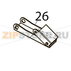 Damper link ass&#039;y Toshiba TEC SP40II Damper link ass'y Toshiba TEC SP40IIЗапчасть на деталировке под номером: 26