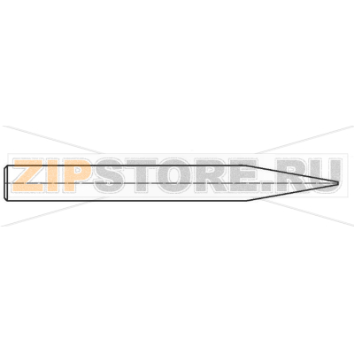 Жало паяльное, форма: долотообразное, 1 шт Weller T0054323099 