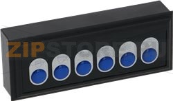 PUSHBUTTON PANEL 6 BUTTONS 