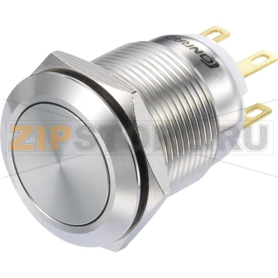 Кнопка 250 В/AC, 3 А, 1 x вкл/вкл, без фиксации, IP65, 1 шт TRU Components LAS1-GQ-11/S 