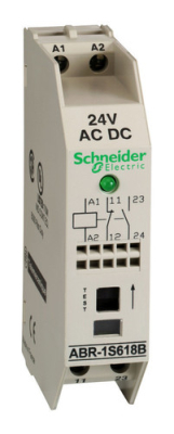 Модуль интерфейсный 24 В, 50/60 Гц, НЗ, НО, IP20 Schneider Electric ABR1S618B 