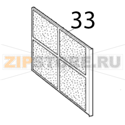 Luft filter Scotsman EC 126 AS Luft filter Scotsman EC 126 ASЗапчасть на деталировке под номером: 33