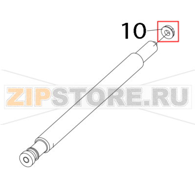 Shaft holder LNR-1680HHR Toshiba TEC B-852-TS12-CN Shaft holder LNR-1680HHR Toshiba TEC B-852-TS12-CNЗапчасть на деталировке под номером: 10