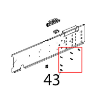 Supporto per scheda 24POT98 Unox XBC 804