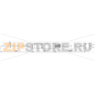 Датчик температуры, от -50 до +250°C, тип датчика: K Greisinger GES 21-K-1-NT-L01-T 