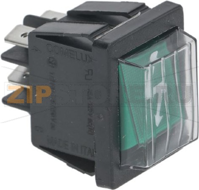 ЗЕЛЕНЫЙ 2-ПОЛЮСНЫЙ ВЫКЛЮЧАТЕЛЬ 16А 250В 