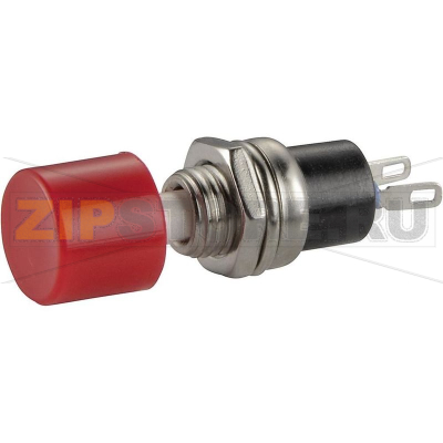 Кнопка 250 В/AC, 1.5 А, 1 x выкл/вкл, без фиксации, 1 шт TRU Components TC-R13-24A2-05RD 