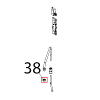 Raccordo M14, H=7, CH=20, inox Unox XF 188