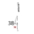 Raccordo M14, H=7, CH=20, inox Unox XF 188