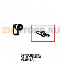 D4 Pipe holder - D6 J.G. Terminal Unox XBC 405E