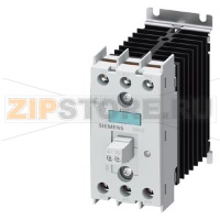 ПОЛУПРОВОДНИКОВЫЙ КОНТАКТОР 3RF2, 3-Ф. 20A   40 ГРАД С, НОМ. РАБ. НАПРЯЖЕНИЕ 48-600V / 110V AC 2-Ф. УПРАВЛЕНИЕ, ВИНТОВЫЕ КЛЕММЫ BLOCKING VOLTAGE 1200V Siemens 3RF2420-1AB35