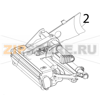 Guide cover 4” Intermec PF4i Guide cover 4” Intermec PF4iЗапчасть на деталировке под номером: 2Название запчасти на английском языке: Guide cover 4” Intermec PF4i.