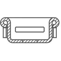 Крепление кабеля винтом, 1 шт Panduit MTM2H-Q