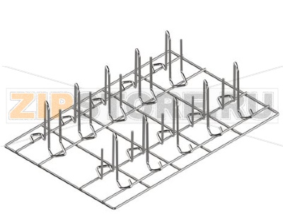 GRILL AISI 304 FOR VERTICAL COOKING 10 C 