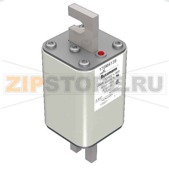 Предохранитель, 200 A, AC 1250 В, 100 кА, size 1, 53x66x138 мм, aR, DIN, IEC Eaton FUSE 200A 12 