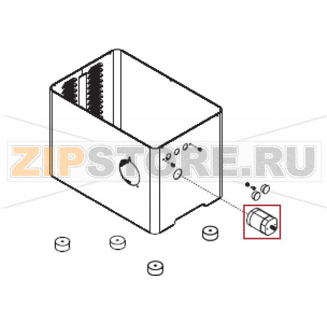 Переключатель Sirman TC 22 Nevada Переключатель поворотный для мясорубки Sirman TC 22 NevadaЗапчасть на сборочном чертеже под номером: 15