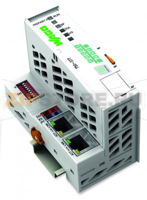 Каплер полевой шины PROFINET IO; 3-е поколение; Внешняя температура; ECO расширенный; светло-серые Wago 750-377/025-000 