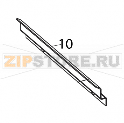 Tear bar Intermec PX6i Tear bar Intermec PX6iЗапчасть на деталировке под номером: 10Название запчасти на английском языке: Tear bar Intermec PX6i.