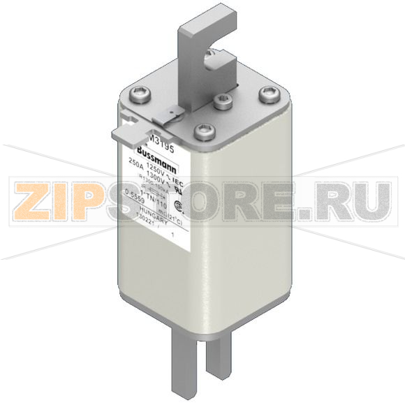 Предохранитель, 250 A, AC 1250 В, 100 кА, size 1, 45x58x138 мм, aR, DIN, IEC Eaton FUSE 250A 1 