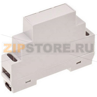 Корпус на DIN-рейку 17x90x65 мм, материал: ABS-V0, серый, 1 шт TRU Components TC-7910912 