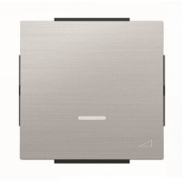 Клавиша для механизма клавишного светорегулятора, нержавеющая сталь ABB 2CLA856010A1401