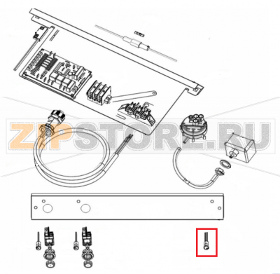 Lamp. spia ø 6 arancio+cavi boiler_RF Silanos S 021    Lamp. spia ø 6 arancio+cavi boiler_RF Silanos S 021Запчасть на сборочном чертеже под номером: 16Название запчасти на итальянском языке: Lamp. spia ø 6 arancio+cavi boiler_RF Silanos S 021