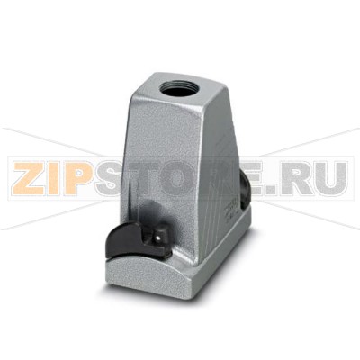 Стандартный сальниковый корпус HEAVYCON ADVANCE В10 с порошковым покрытием Phoenix Contact HC-B 10-TMB-100/O1STM32G-STA с байонетным зажимом, высота 100 мм, с резьбой 1xM32, прямой ввод кабеля.Минимальный заказ: 10 шт.Упаковка: 10 шт.