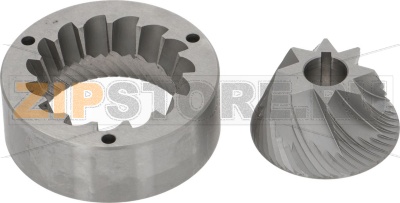 ПАРА ОДНОФАЗНЫХ КОНИЧЕСКИХ ПРАВОСТОРОННИХ ЖЕРНОВОВ 