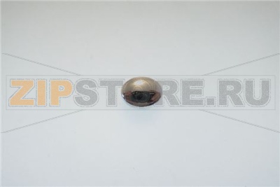 ELLIPTIC BUTTON 13x17MM CHROME-PLATED 