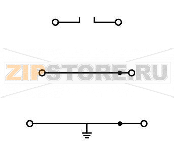 Трехуровневые клеммы; для DIN-рейки 35 x 15 и 35 x 7,5; 2,5 мм?; CAGE CLAMP®; 2,50 mm?; желто-зеленые/синие/серые Wago 280-510 