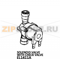 Solenoid valve with check valve Unox XBC 805E