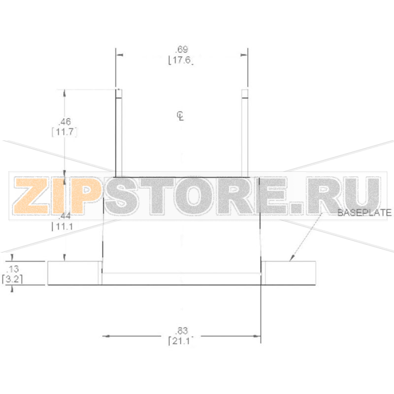 Реле твердотельное 20 А, 280 В/AC, 1 шт Crydom EL240A20-05 
