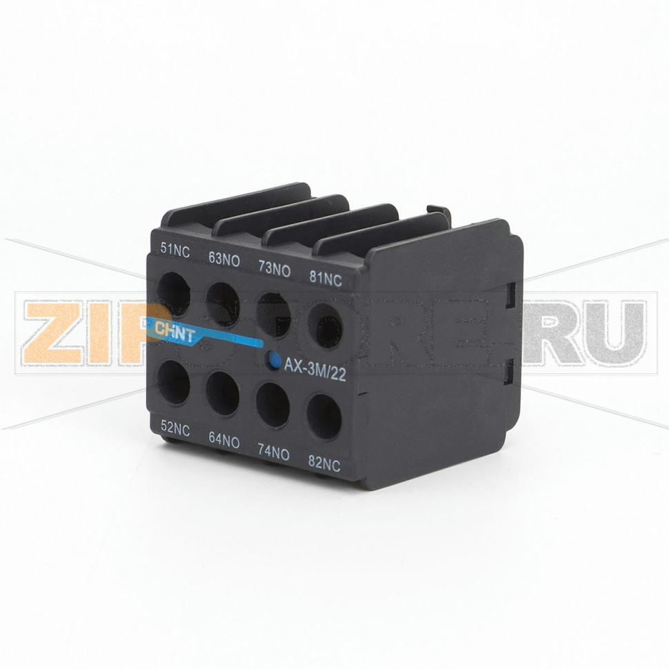 Приставка c дополнительными контактами, 2НО+2НЗ Chint AX-3M/22 
