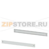 SIVACON, base covers, for cabinet sides H: 100 mm, T: 1000 mm, RAL 7035 Siemens 8MF1000-2CT