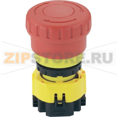 Кнопка аварийной остановки 250 В/AC, 3 А, IP65, 1 шт IDEC XW1E-BV413 