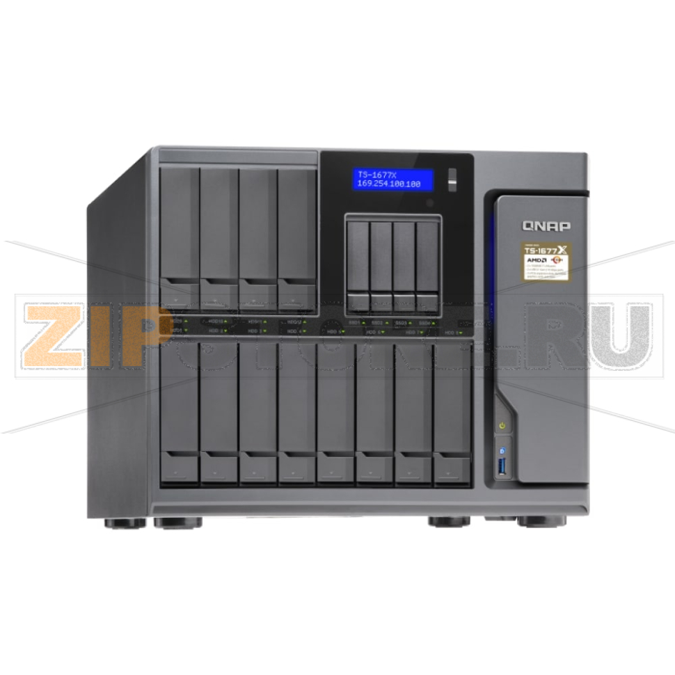 Накопитель сетевой QNAP TS-1677X 
