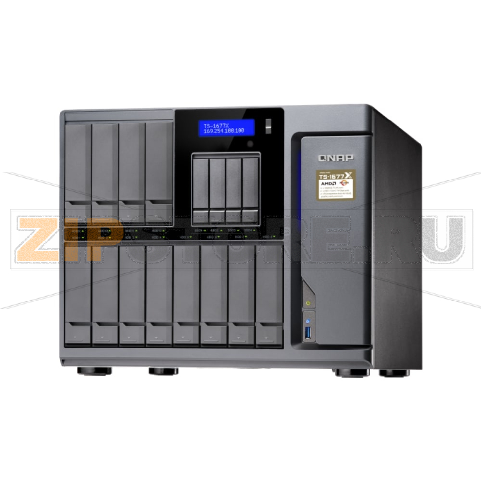 Накопитель сетевой QNAP TS-1677X 