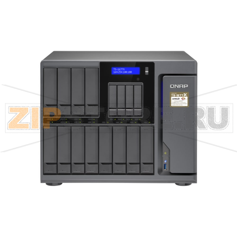 Накопитель сетевой QNAP TS-1677X 